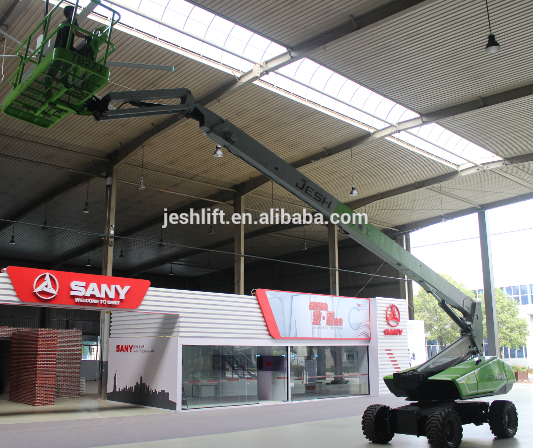 Telescopic Hydraulic Straight arm Boom Lift 27m platform with CE Certification