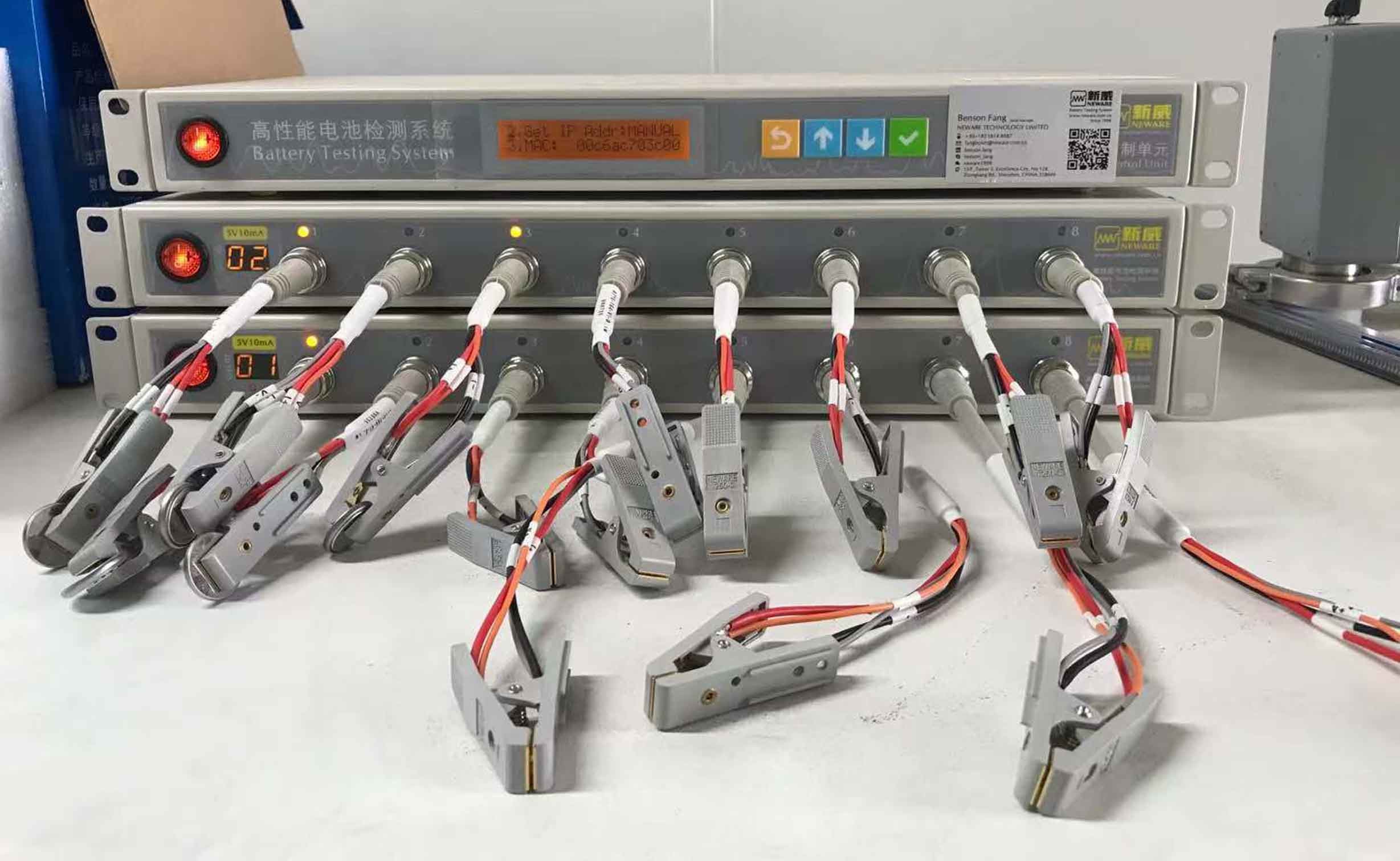 MYSQL Database Battery Cell Cycler 5V10mA Charge Discharge Test