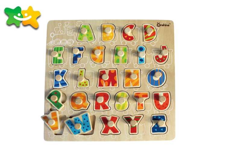 Durable Childrens Kindergarten Learning Toys Pinyin Shape Non Sharp Edge