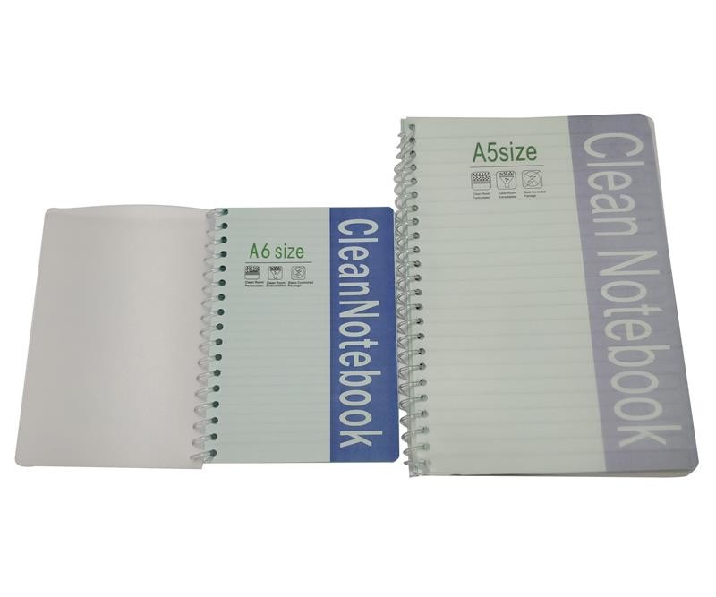 Custom Cleanroom Paper Notebook ESD Safe Spiral Ruled Line Could Custom Graph Line