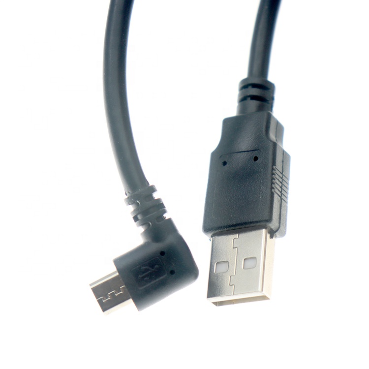 Left Right Up Down Angle 1M 2M 3M 5M Data Charging 90 Degree Micro to USB Cable