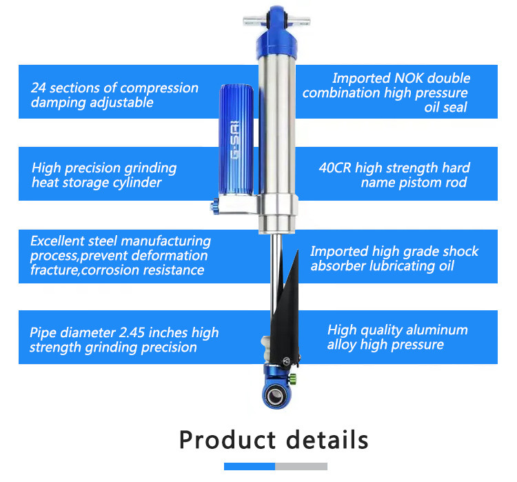 4x4 Off Road Racing Suspension Kits , Adjustable Coil Over Shock Absorbers For Hummer H3
