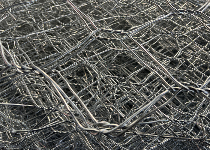 Durable Double Twisted Hexagonal Wire Mesh 60 * 80 / 80 * 100 Mm Hole Size