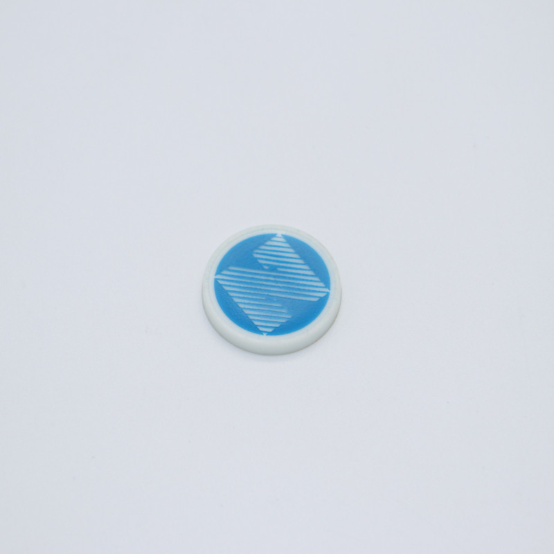 Logo Custom Color Printed Plastic Trolly Coins Plastic Game Coins Tokens