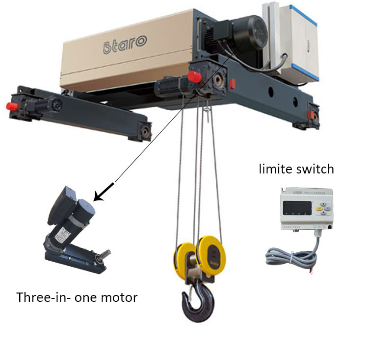 European electric hoist with New type motor