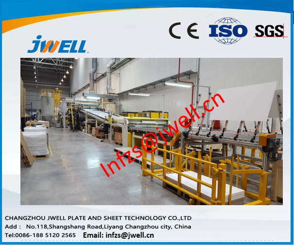 Jwell ABS / HIPS Plastic sheet extrusion line