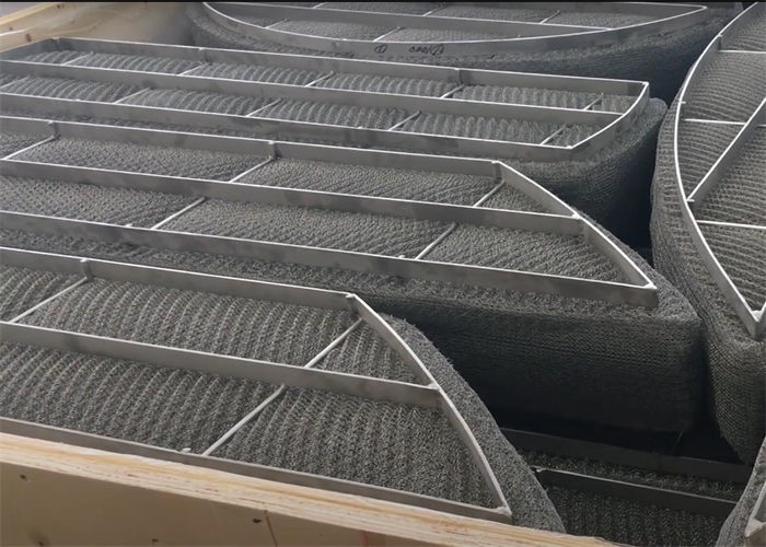 High Efficiency 316l Wire Mesh Demister Salt Resistance Easy To Install