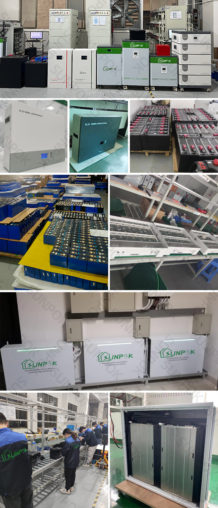 High Voltage DC Lithium-Ion Battery 51.2v 400AH 20KWH Integrated Household Energy Storage Battery