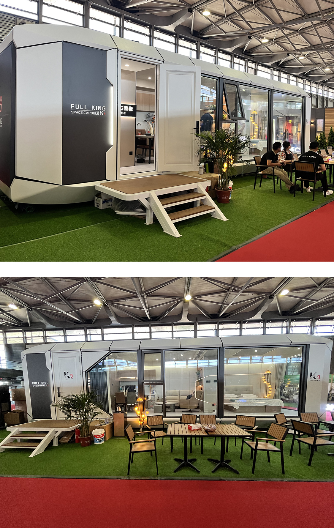 Prefabricated Galvanized Steel Frame Mobile Capsule House Space Capsule Container