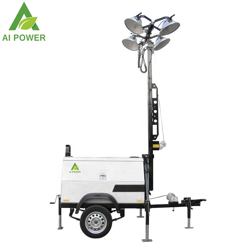 4x200W 5m Portable Light Tower