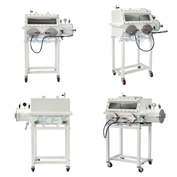 Factory Supply Inert Gas Isolation Stainless Steel Glove Box For Polymer Battery Making
