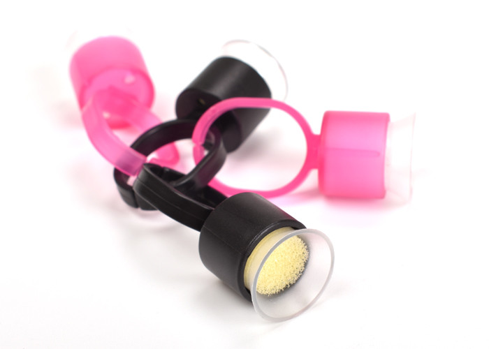Permanent Makeup Accessories Sponge Pigment Ring for Microblading Permanent Makeup Ink Holder + Ring + Sponge