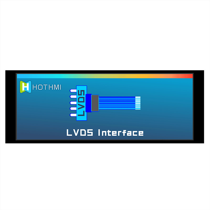 6.86 Inch 480x1280 Bar Type Round TFT LCD Sunlight Readable NV3051F1