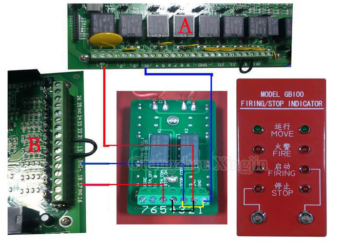 Grey FM 200 Fire Alarm System Control Panel For Office Buildings Reasonable Good Price High Quality