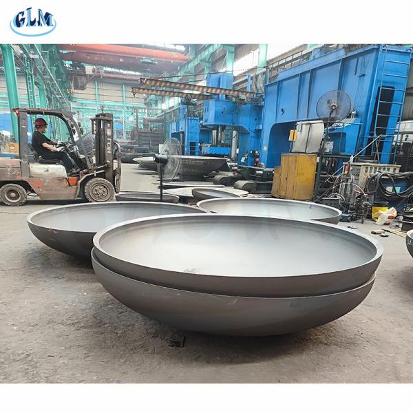 ISO9001 Certified Carbon Steel Pressure Vessel Heads, Semi Ellipsoidal Dished