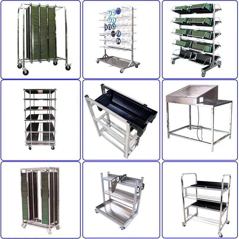 AC 220V 50HZ PCB Handling Equipment 0.6MPa Pcb Board Stacker