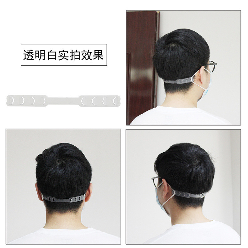 Wholesale high quality adjustable silicon anti slip facemask hooks Relax Ear hook