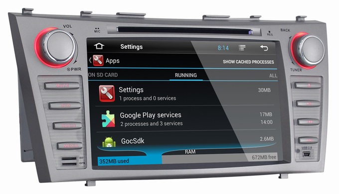 Ouchuangbo Auto GPS Navigation for Toyota Camry 2007-2011 Android 4.2 Radio Stereo iPod BT DVD Player OCB-8811B