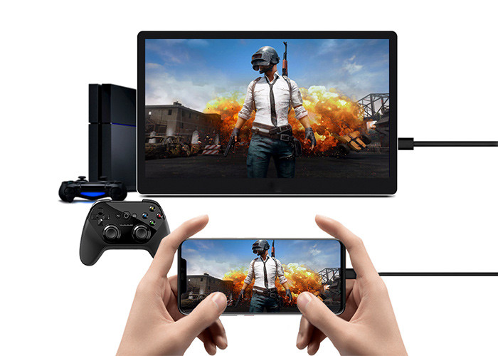 Split Screen 300cd/M2 15.6 Inch Portable Monitor For Laptop / Smartphone