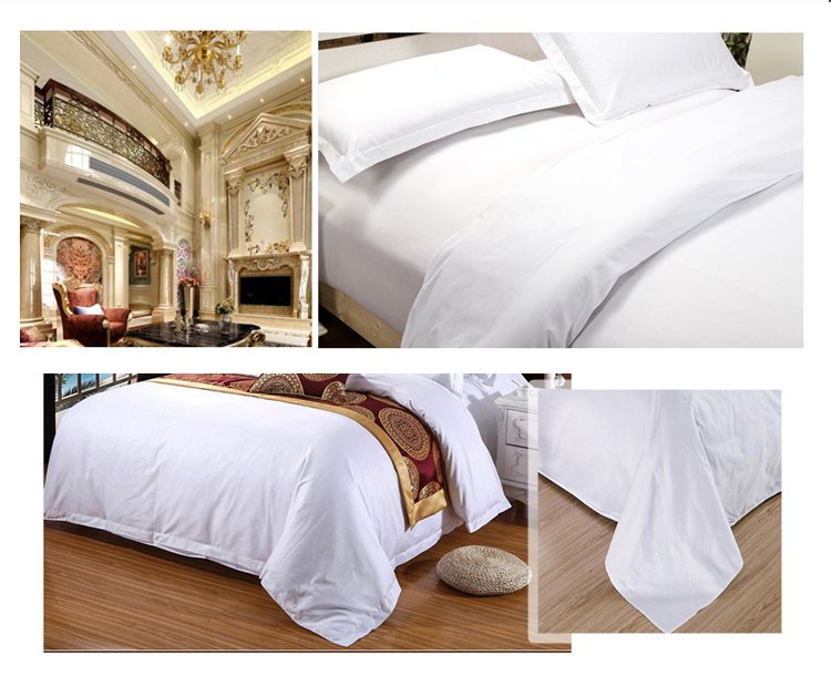 Response within 24 Hours 4pcs Satin Stitch Duvet Bedding Set for King Size Double Bed