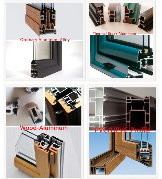 Commercial Position Customized Colors Sliding UPVC Window With Fiberglass Mash System