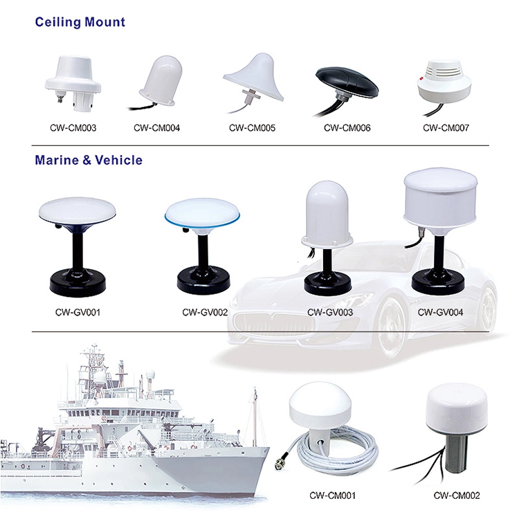 Outdoor 4G Vertical Vhf Antenna Waterproof Fiberglass 2700MHz For Marine Vehicle