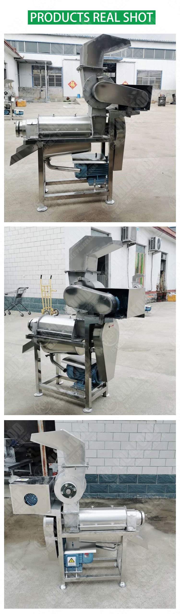 Cold Press SUS304 Commercial Fruit Juice Making Machine