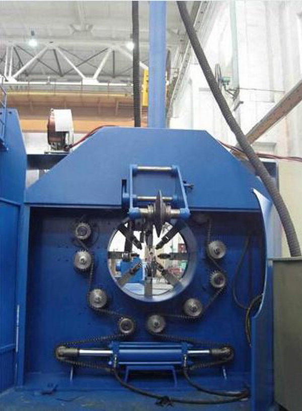 12m Galvanized Light Pole Shut Welding Machine / Automatic Seam Welding Machine