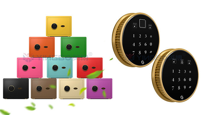 Colorful H300mm Home Safe Box Electronic Digital Lock With Hammer Surface Treatment