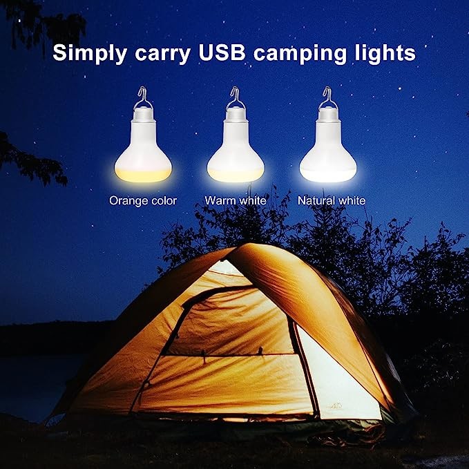 10W Outdoor Patio Light Bulbs 5V LED Garden Light Bulbs USB Interface