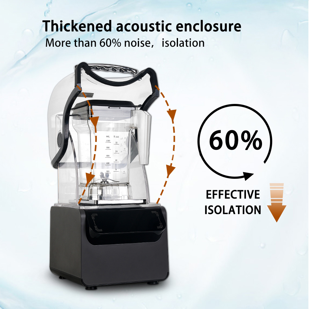 Commercial Ice Crushing Smoothie Blender Summer Multi-Purpose Blender with DIY Loops
