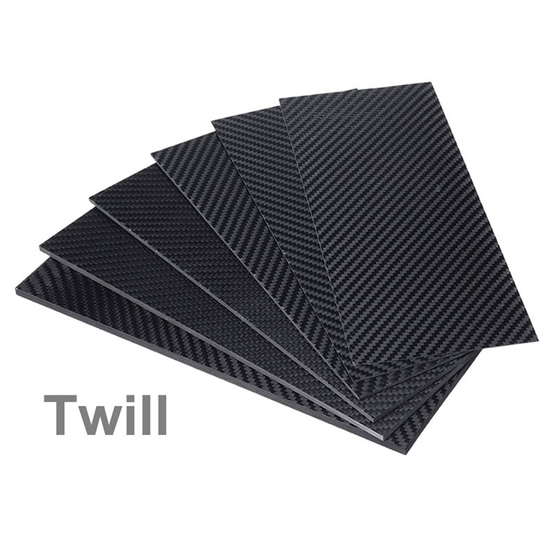 3K Twill Composite Carbon Fiber Plate Sheet 5mm Durable Board Sheet