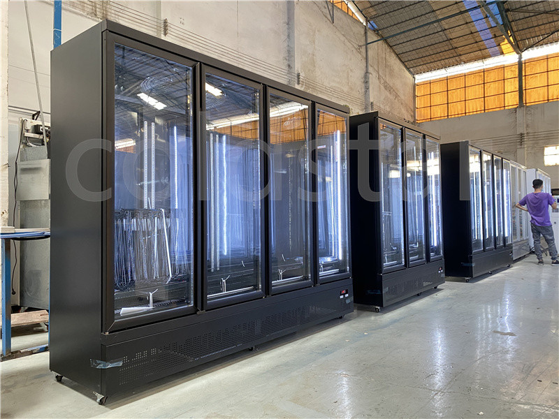 Carel Thermostat Commercial Upright Freezer For Frozen Food