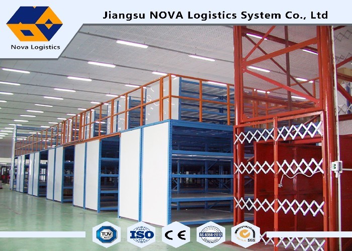 Long Span Warehouse Mezzanine Systems , Temporary Storage High Level Mezzanine Floors
