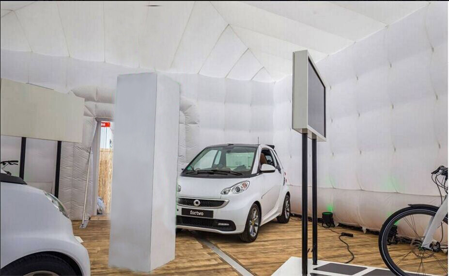 Portable Marquee Inflatable Tent For Car Garage / White Inflatable Cube Tent