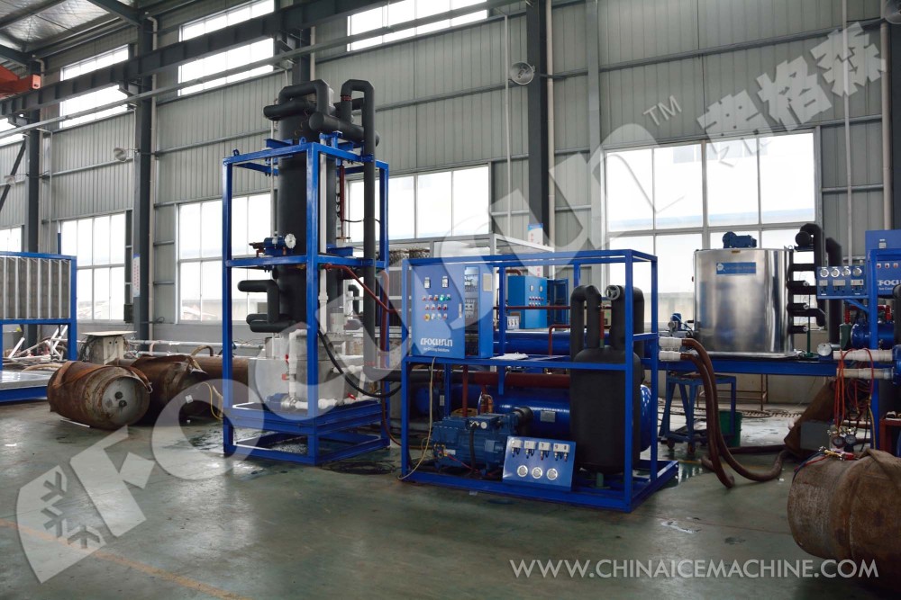 120.3KW Power 380V Voltage 15 Ton Direct Block Ice Machine for Big Ice Production Needs