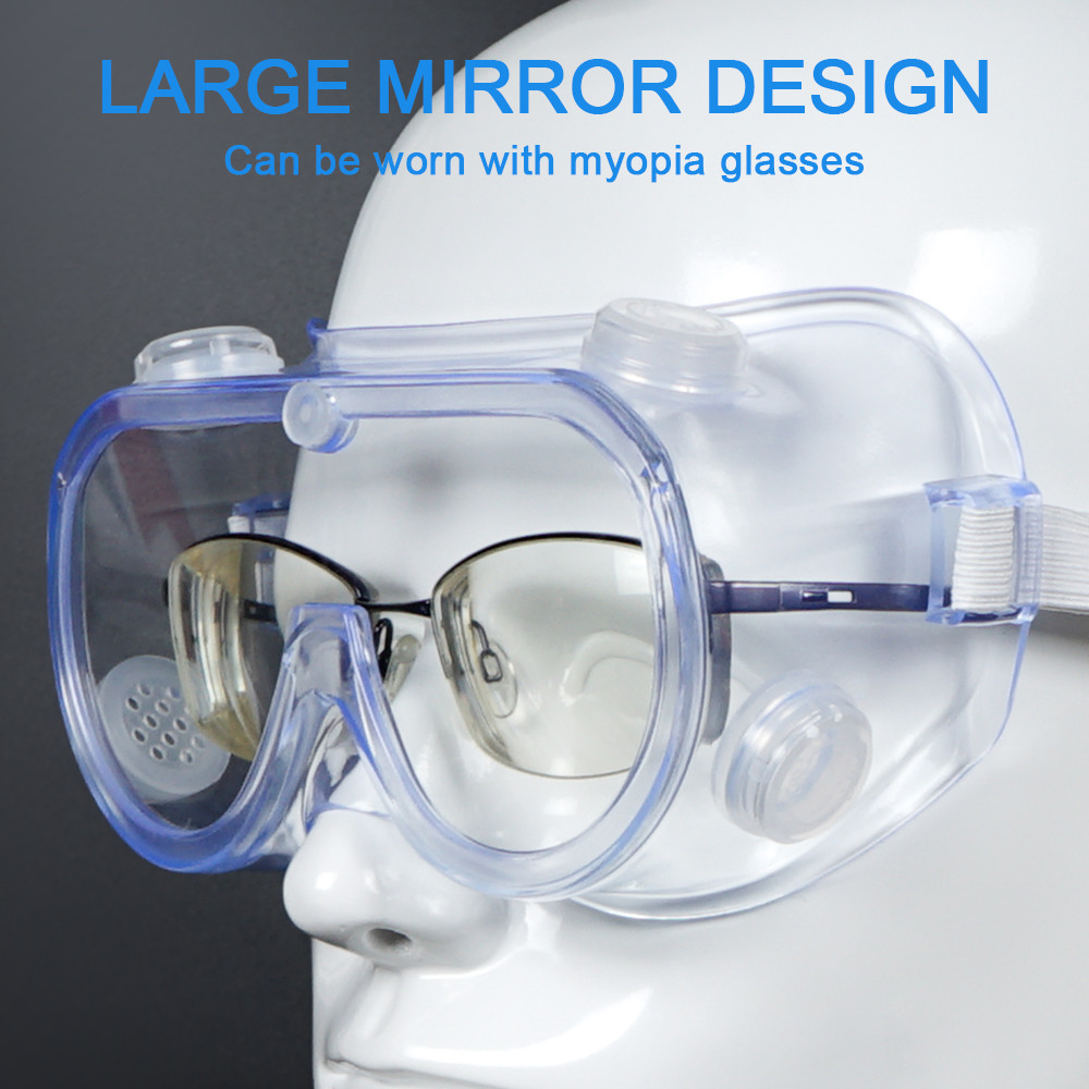 Anti Virus Safety Clear Lens Eyewear Anti Fog Glasses Goggles For Medical Use