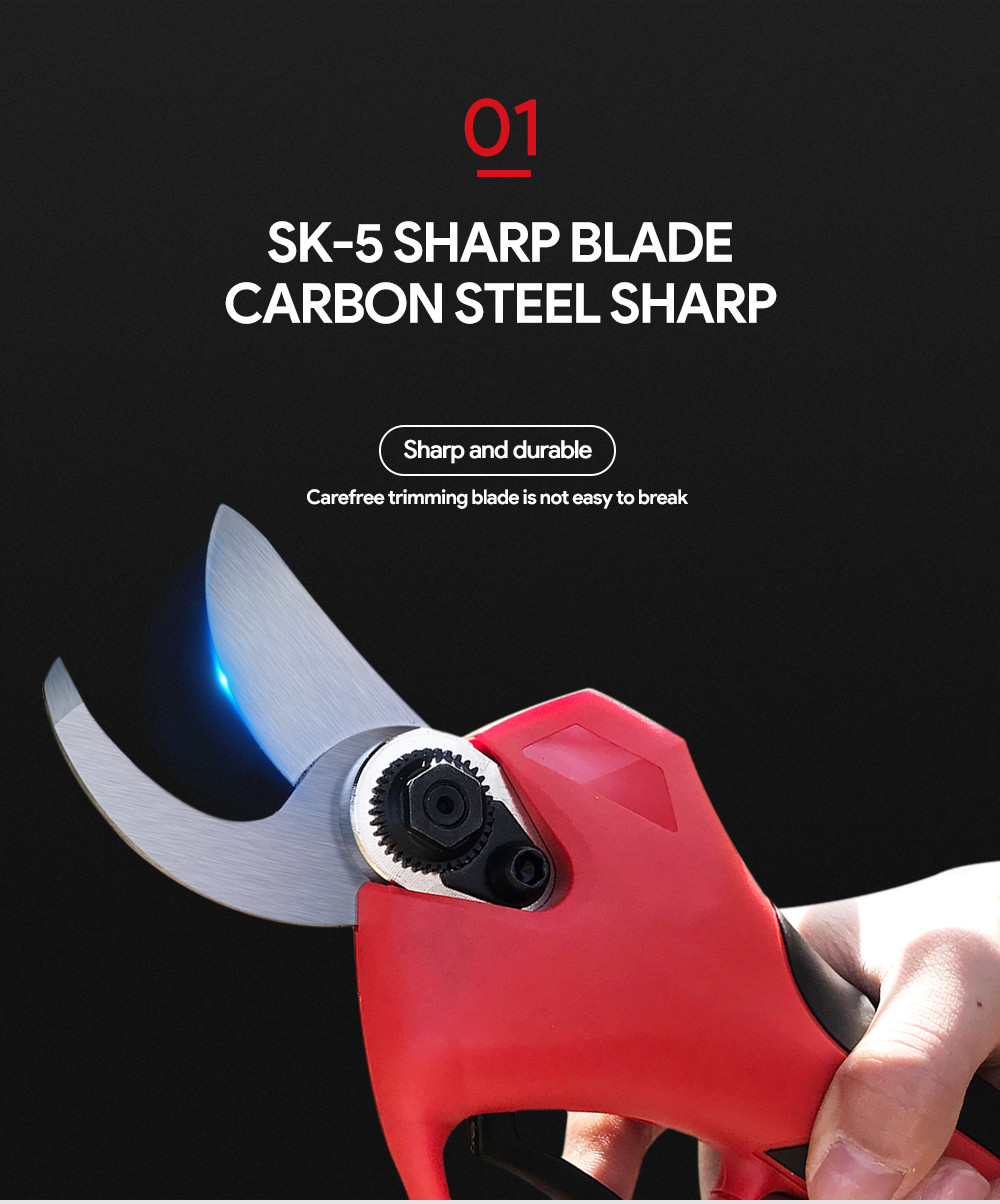 Swansoft 35mm 43.2V Lithium Battery Portable Electronic Pruning Shear