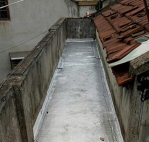 Self-Adhesive Butyl Aluminum Foil Roof Waterproofing Sheet for Roll Application Method