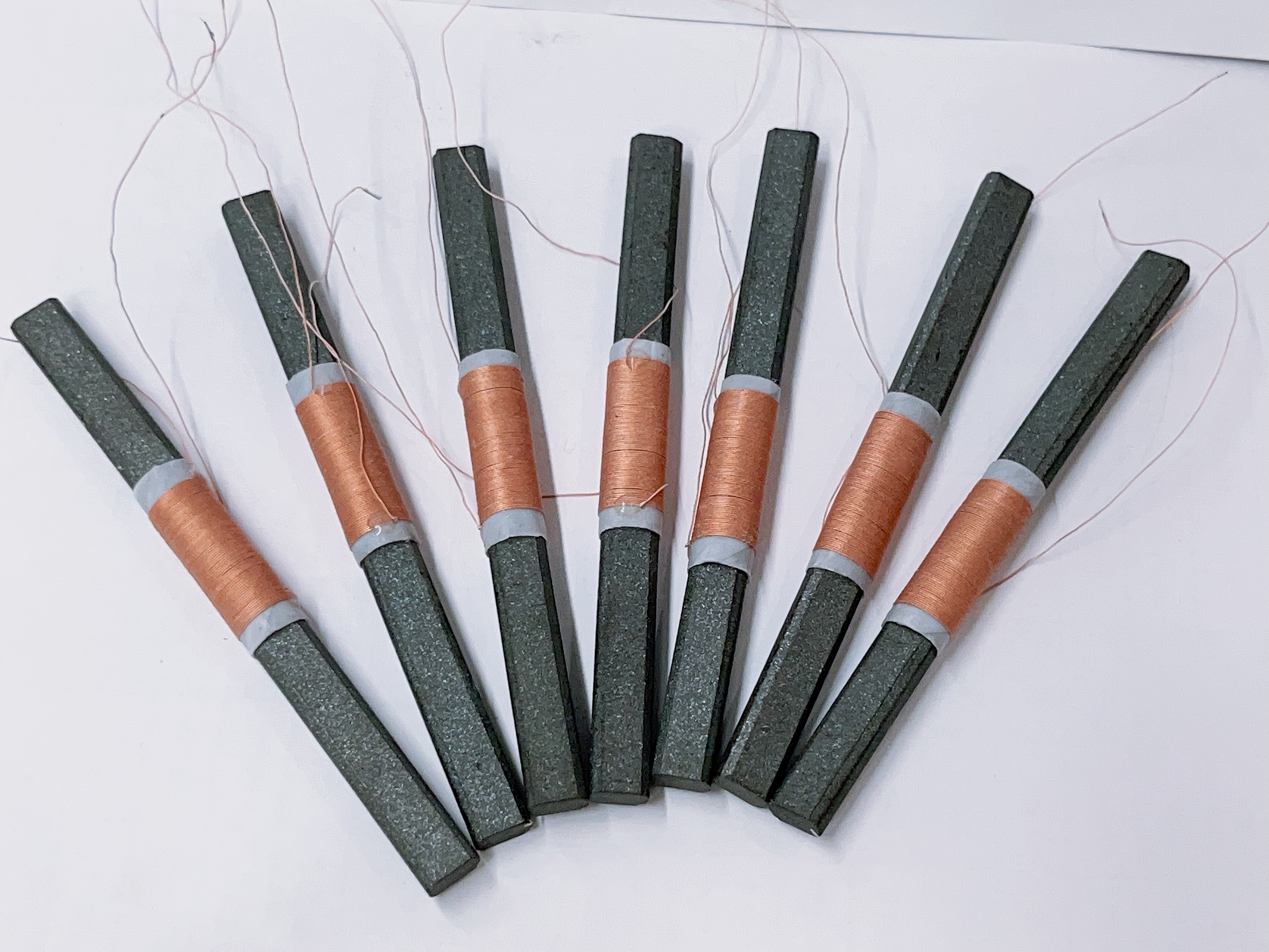 Custom 1mh Ferrite Inductor Electric RFID Antenna Winding Choke Core Coil Rod Copper Wire Rod Bar Coil