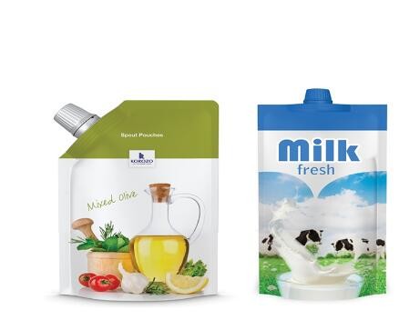 Stand Up 250Ml 500Ml 1.1L Mango Banana Juice Drink Packing Reusable Food Pouch