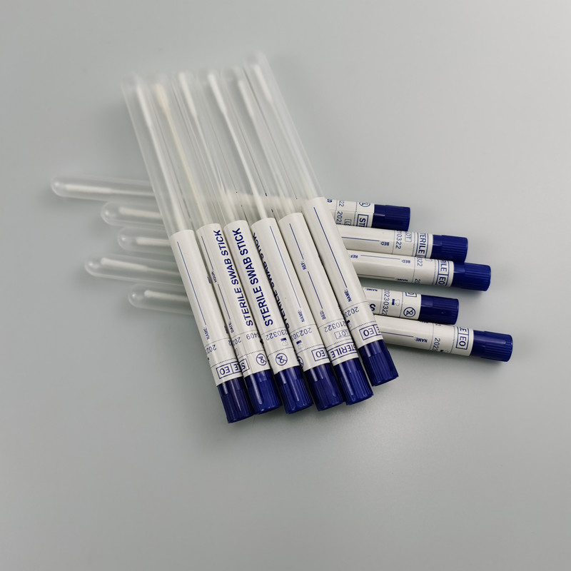 Sterile Dacron Oral Swab EO Sterile Polyester Specimen Collection Swab VTM Kit