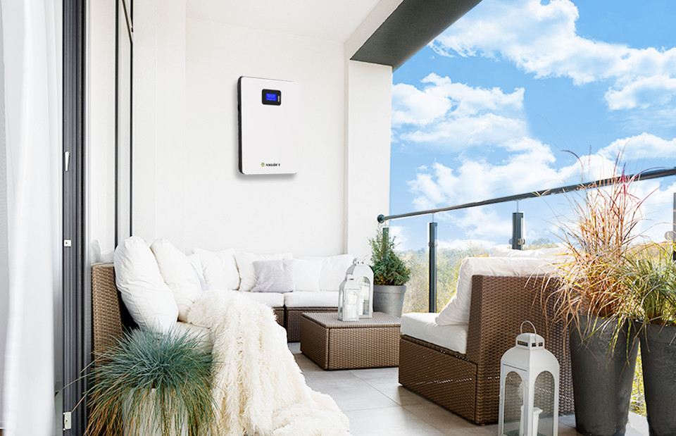 48v 51V Lifepo4 Battery Lithium 100Ah 5.12kwh 10kw Built-In BMS Powerwall With Lcd Display
