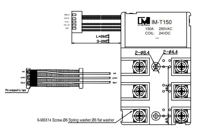 Triple Ways 12V 150A Power Latching Relay