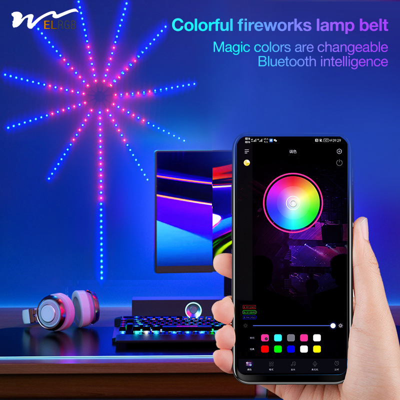 Intelligent Low-Voltage Music Voice Controlled Full Color Starry Sky Festival Light