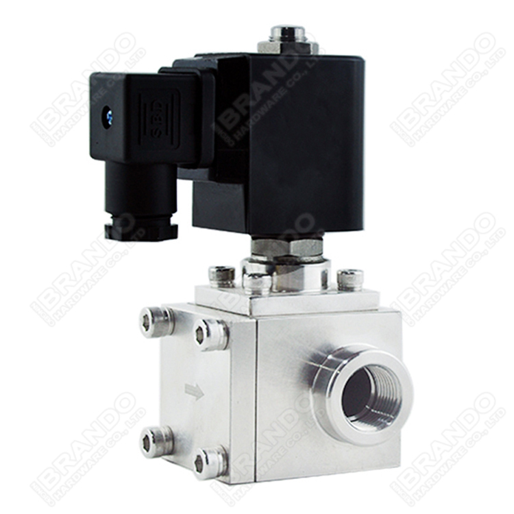 3/4'' 321H36 Parker Type Solenoid Valve High Pressure 40 Bar 24VDC 220VAC