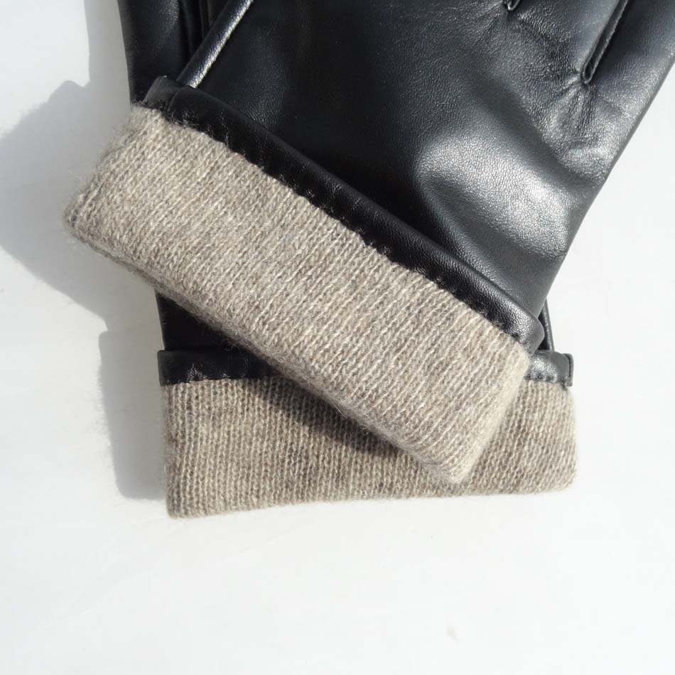 Hot sale classical mens leather gloves