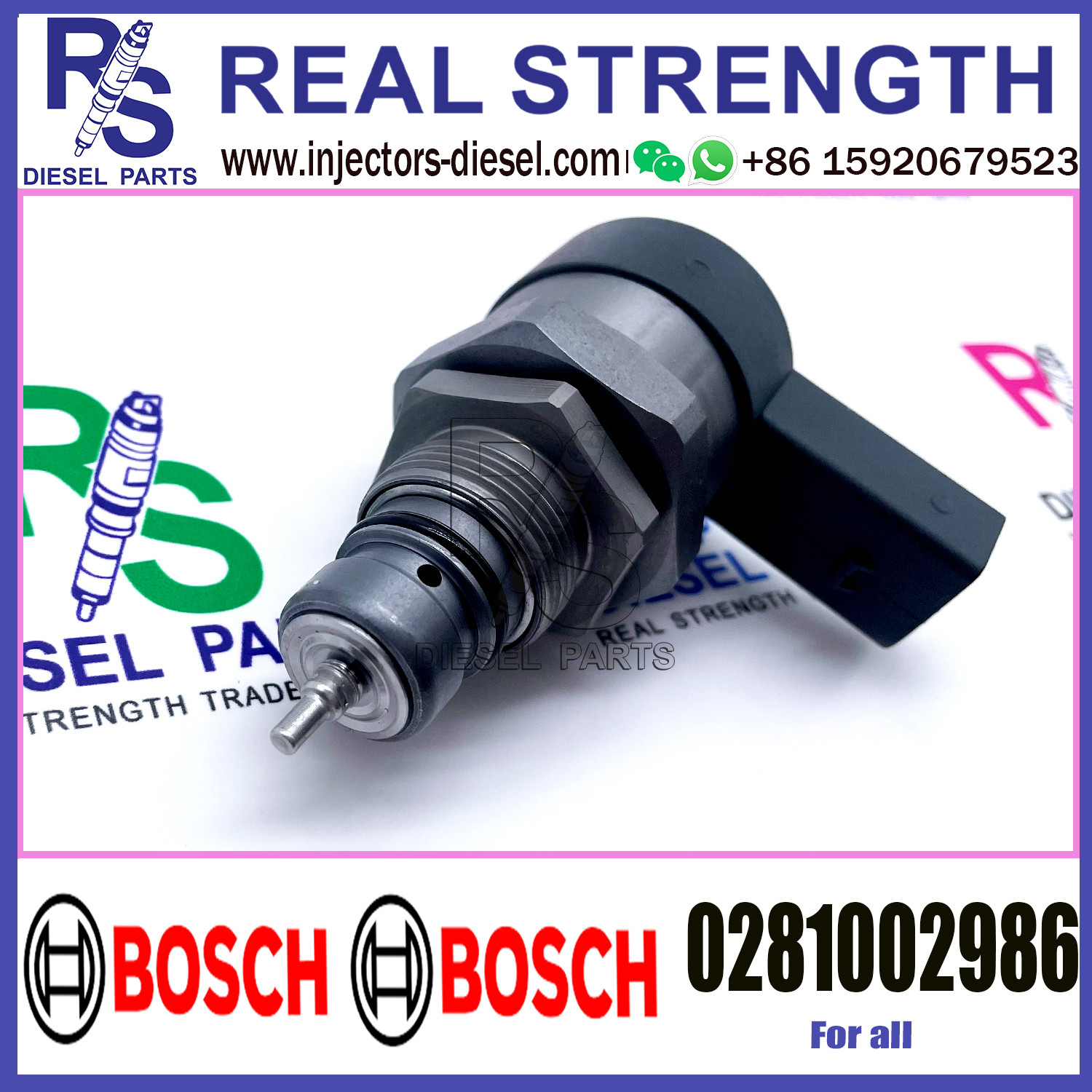 BOSCH Control Valve 0281002986 DRV Regulator Solenoid 0281002986 for all