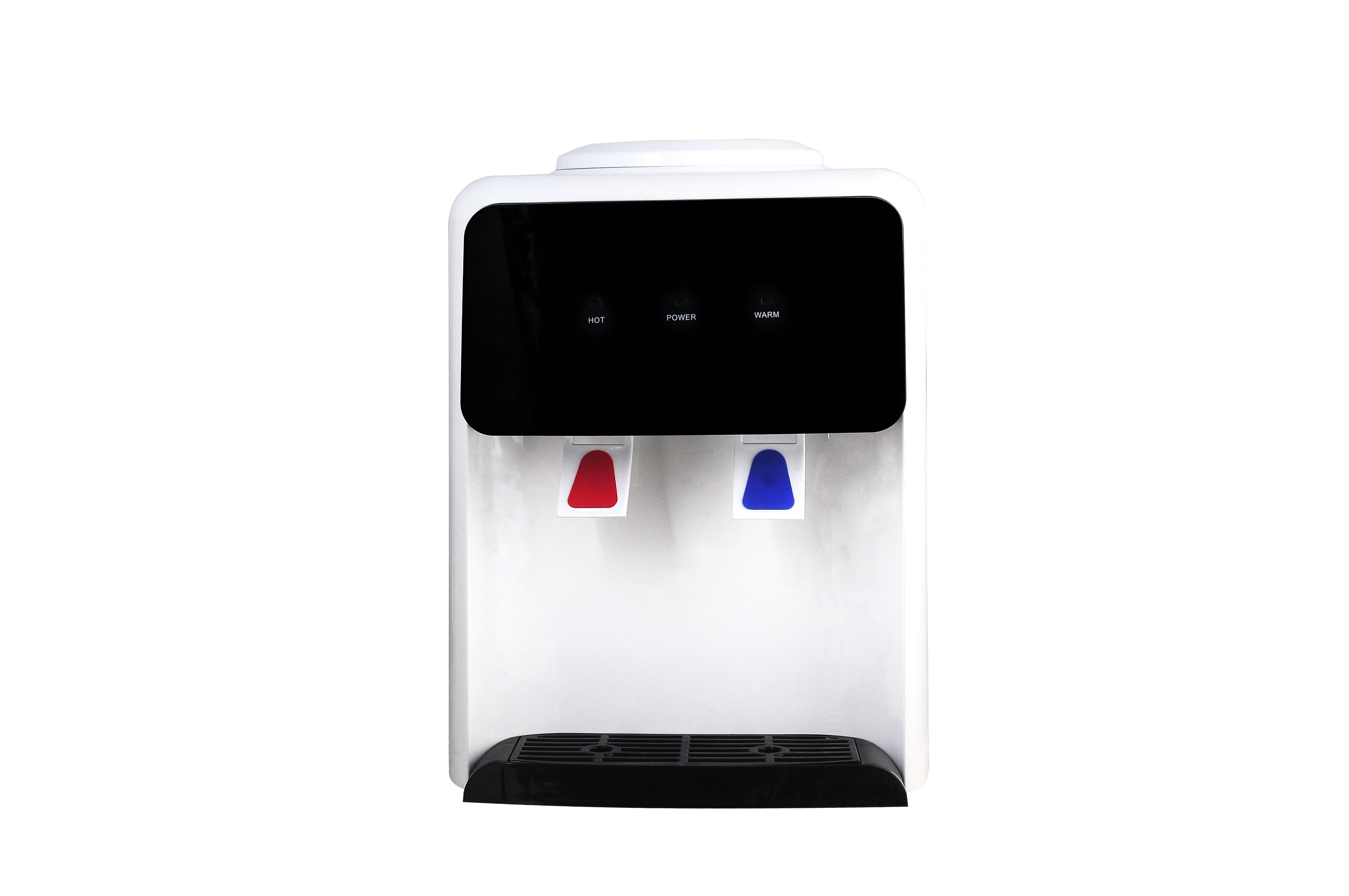 White And Black Mini Desktop Water Dispenser Cooler With Electronic Cooling