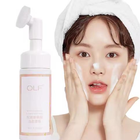 Oem Natural Vegan Moisturizing Face Foaming Wash Whitening Blackhead Acne